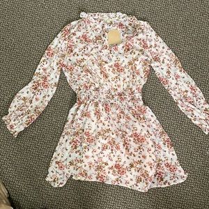 Woman’s floral dress